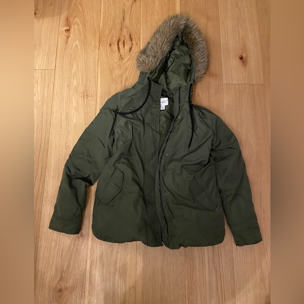 Old Navy Olive Green Maternity Jacket